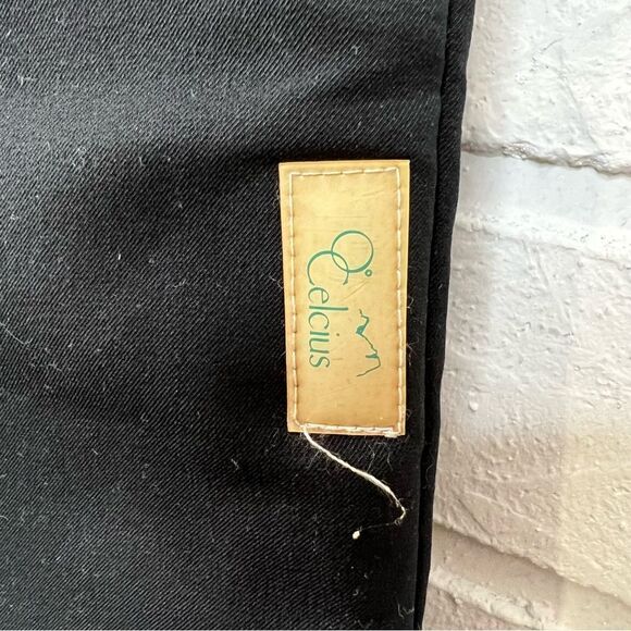 Vintage Black Suspender Overall Fitted Ski Snow Pants 16 - Picture 11 of 12